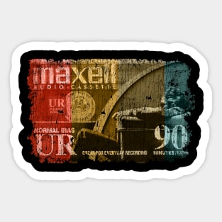 Maxell Cassette Vintage art Sticker